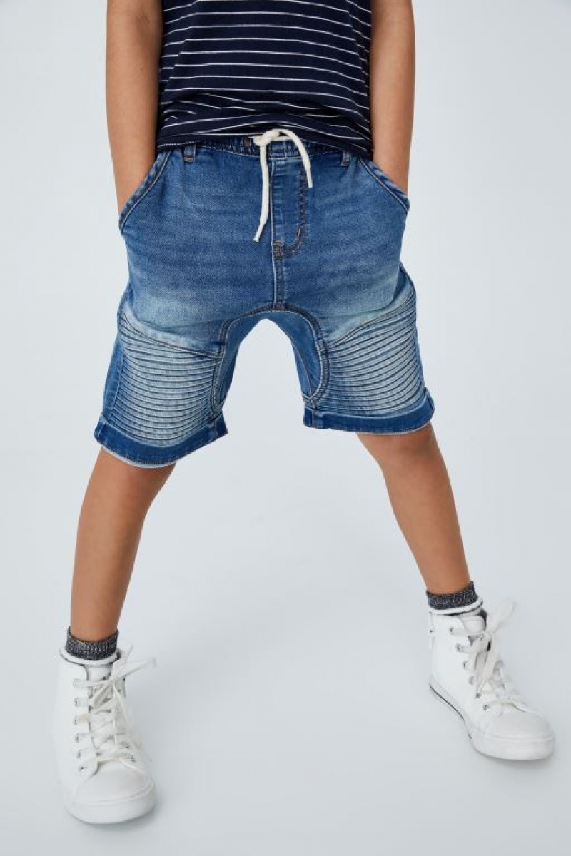 Short Cotton On Slouch Fit Niño Azules | mM6BFag9GJq