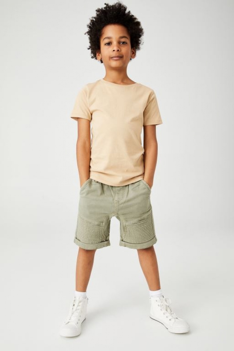 Short Cotton On Slouch Fit Niño Verde | PT3SteTggKn