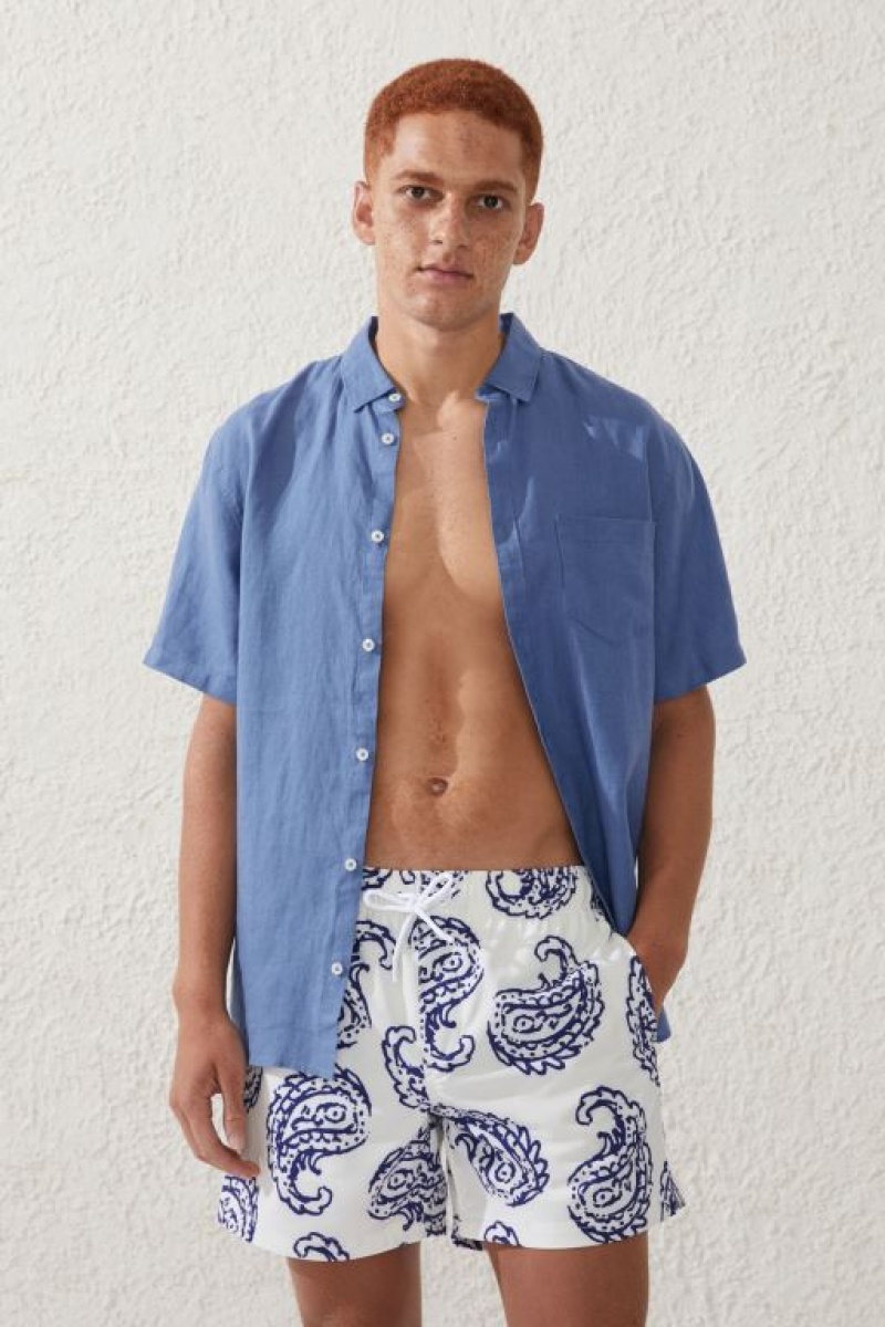 Short Cotton On Stretch Swim Hombre Blancas | Dl3gnJrDYSi