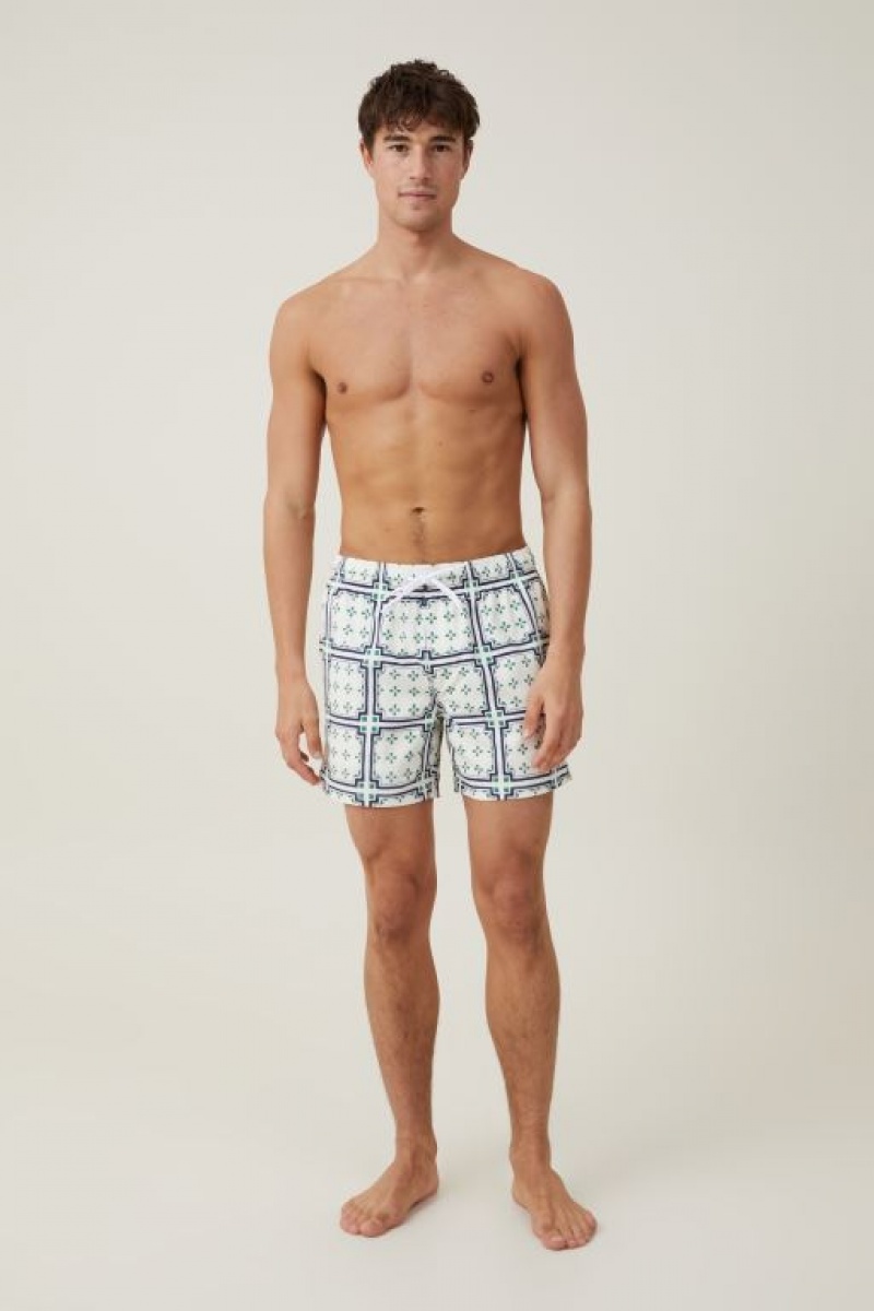 Short Cotton On Stretch Swim Hombre Blancas | OIFoOMsy7DP