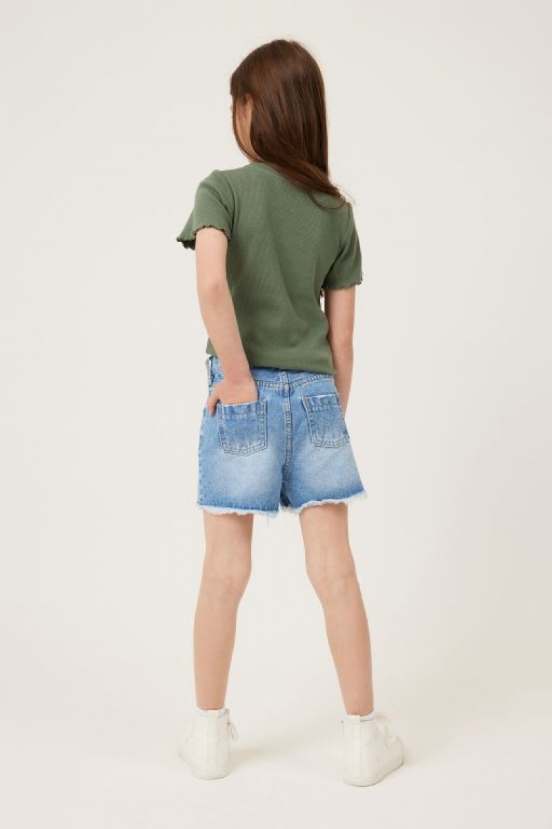 Short Cotton On Sunny Denim Niña Azules | dHBEqMvKneV