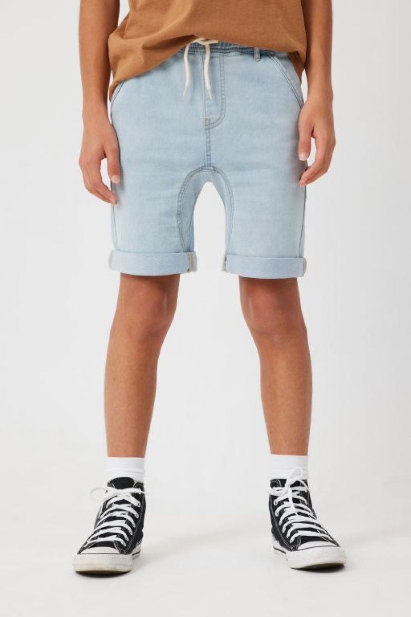 Short Cotton On Super Slouch Fit Niño Azules Claro | JfmPpPzQpiM