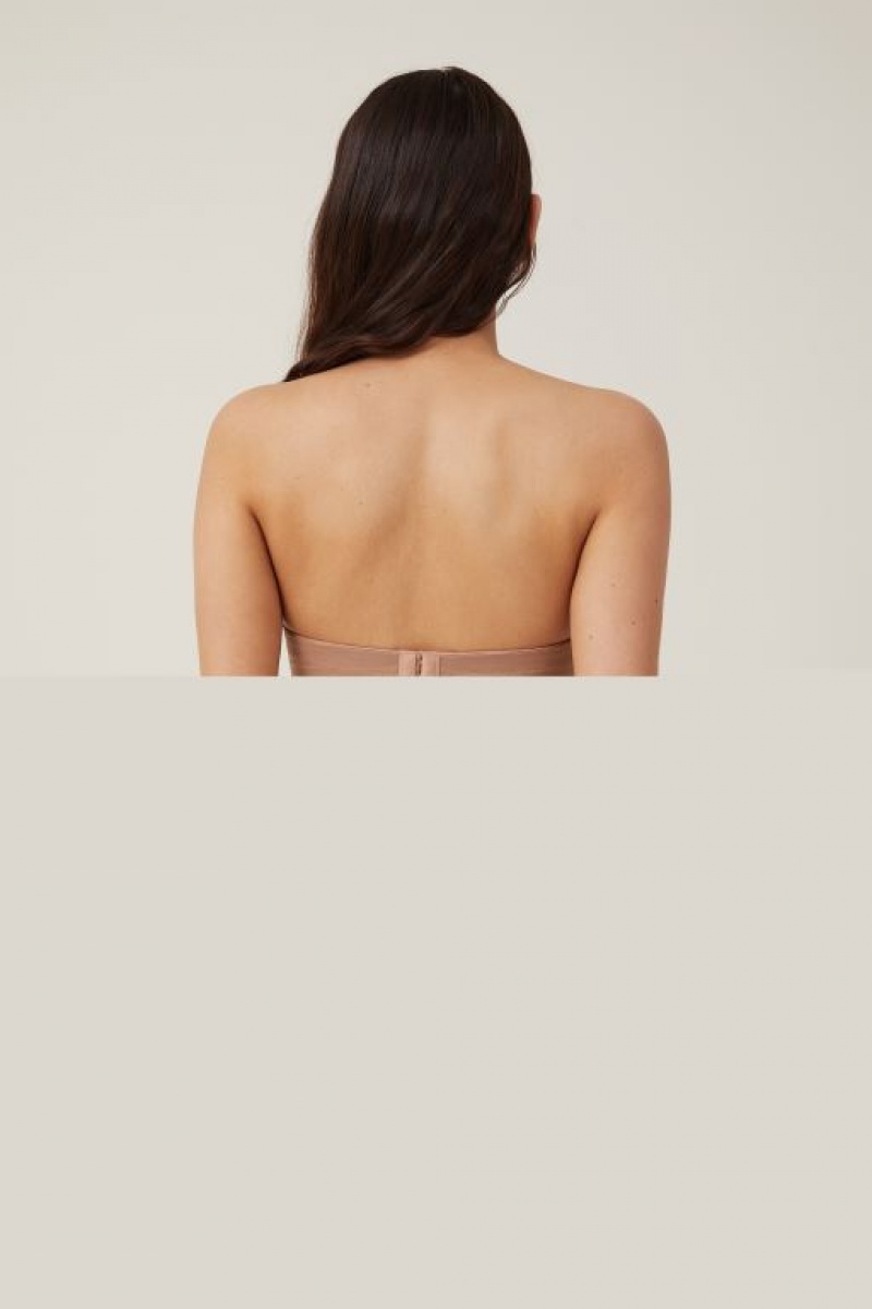 Sujetadores Cotton On Everyday Contour Strapless Mujer Maple | zDKYHyVZpcG