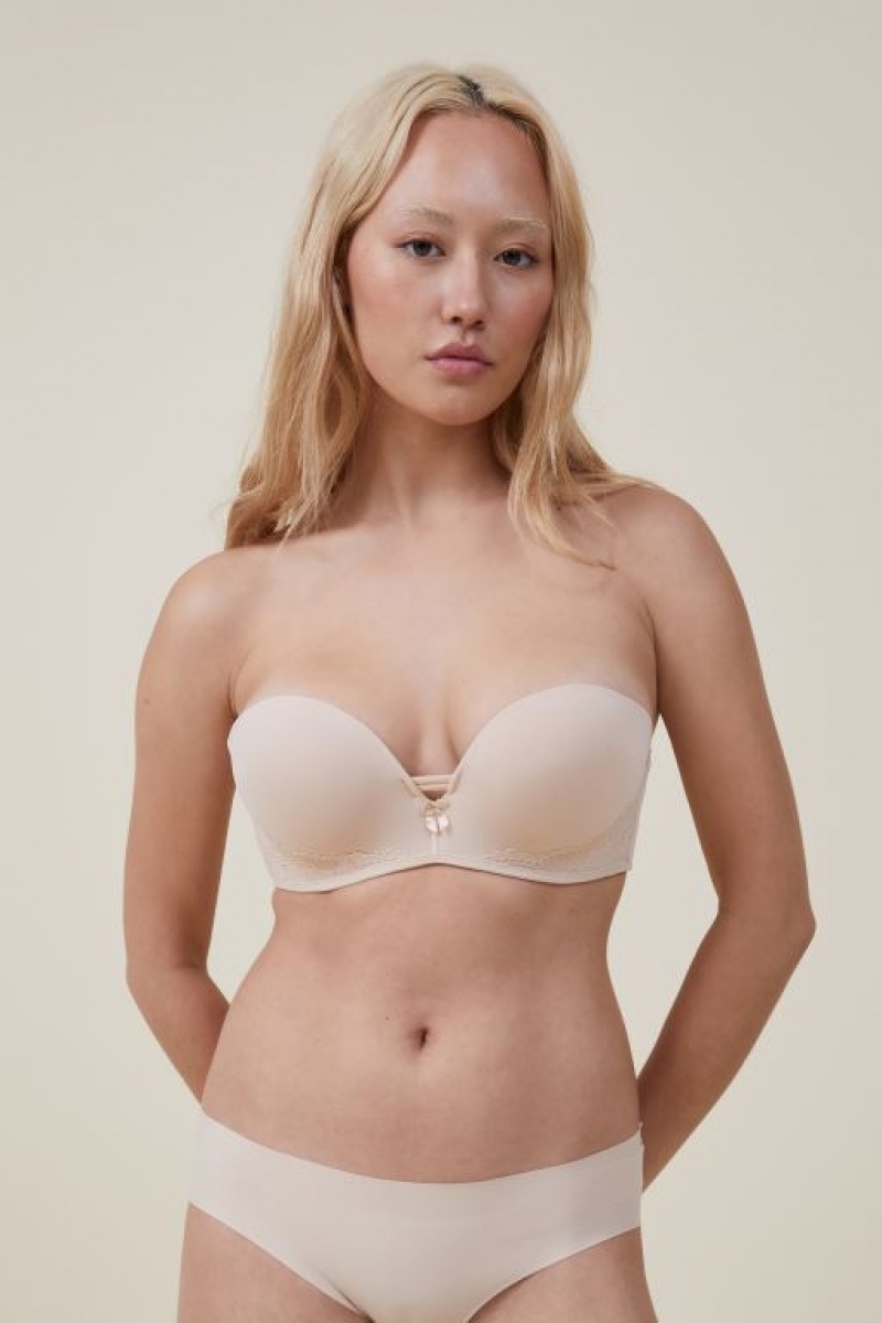 Sujetadores Cotton On Everyday Encaje Strapless Push Up 2 Mujer Frappe | kKSh8PgdnBl