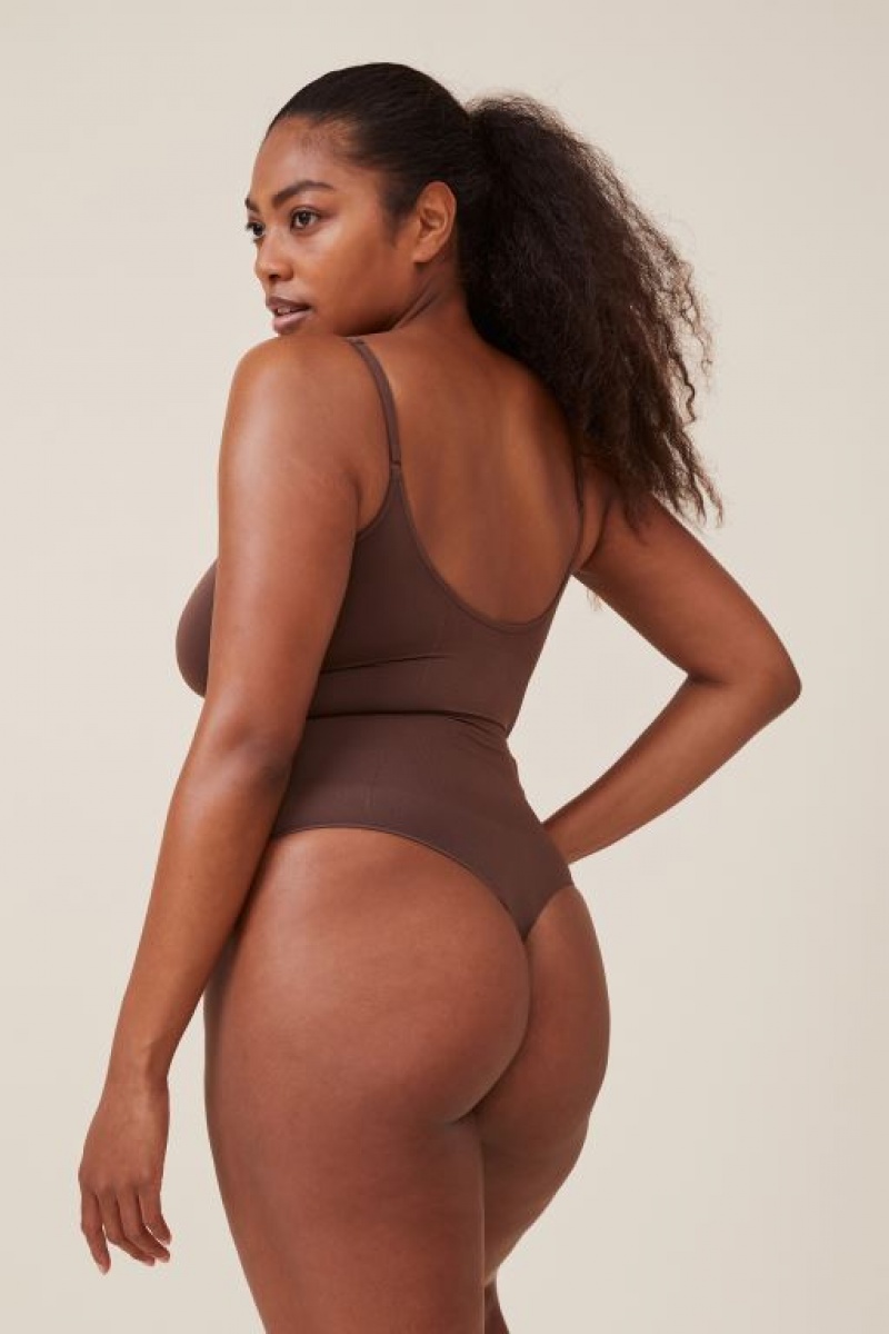 Sujetadores Cotton On Seamless Shapewear Smooth Bodysuit Mujer Espresso | s6QB3bfFPma