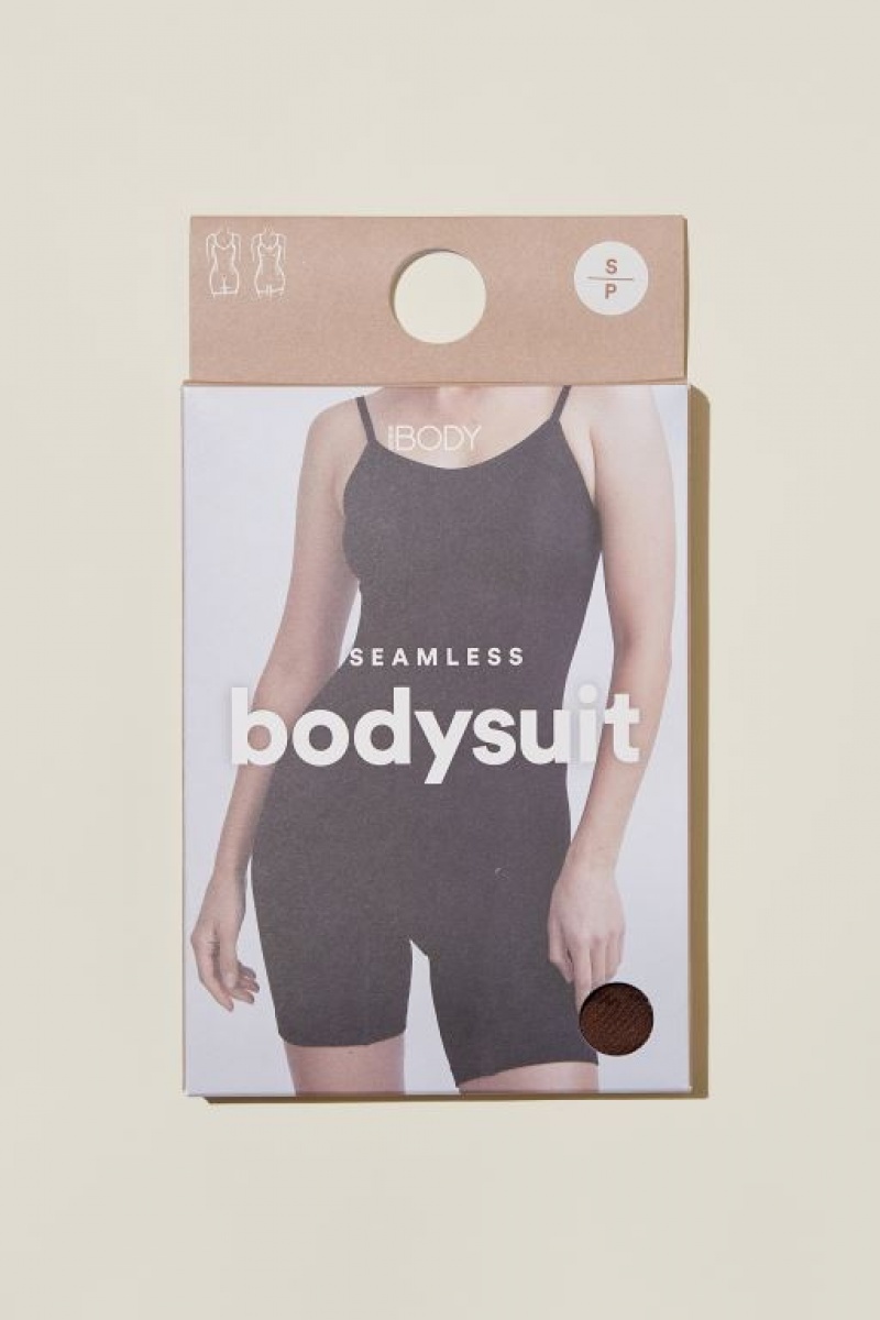 Sujetadores Cotton On Seamless Shapewear Bodysuit Corta Mujer Espresso | 6NOvX7RMRmU