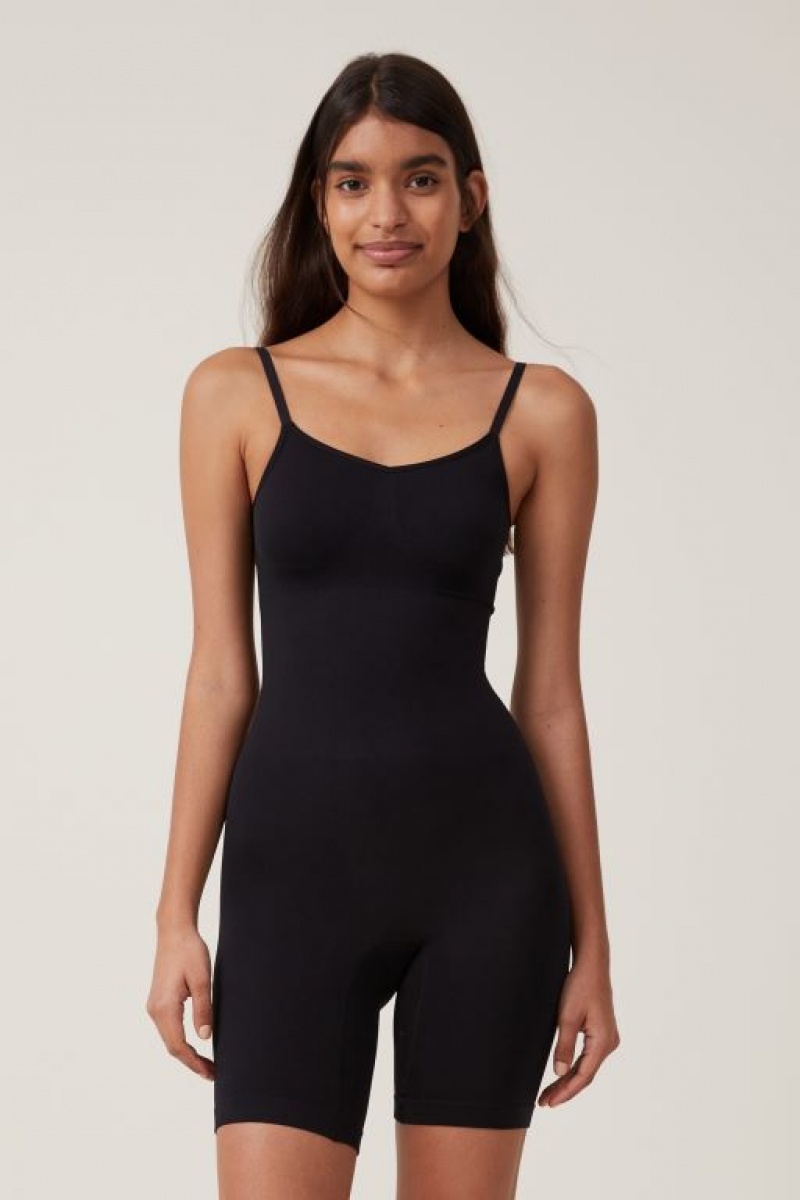 Sujetadores Cotton On Seamless Shapewear Bodysuit Corta Mujer Negras | Wd4KeGoi1yU