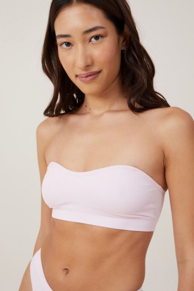 Sujetadores Cotton On Seamless Sweetheart Acolchado Bandeau Mujer Rosas | zAIuqo7otY8