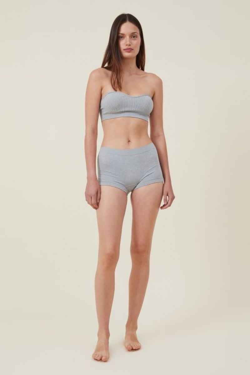 Sujetadores Cotton On Seamless Sweetheart Acolchado Bandeau Mujer Gris | 778LBuPOwIq