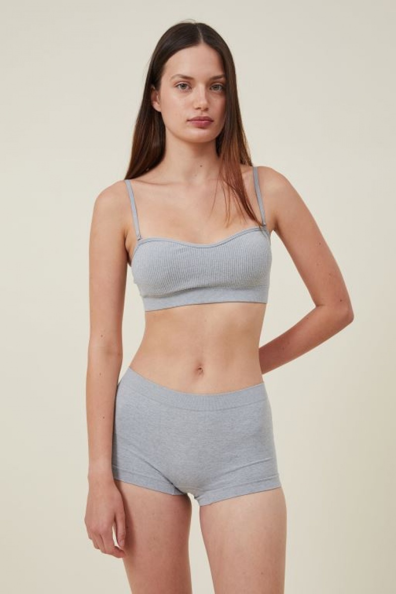 Sujetadores Cotton On Seamless Sweetheart Acolchado Bandeau Mujer Gris | 778LBuPOwIq