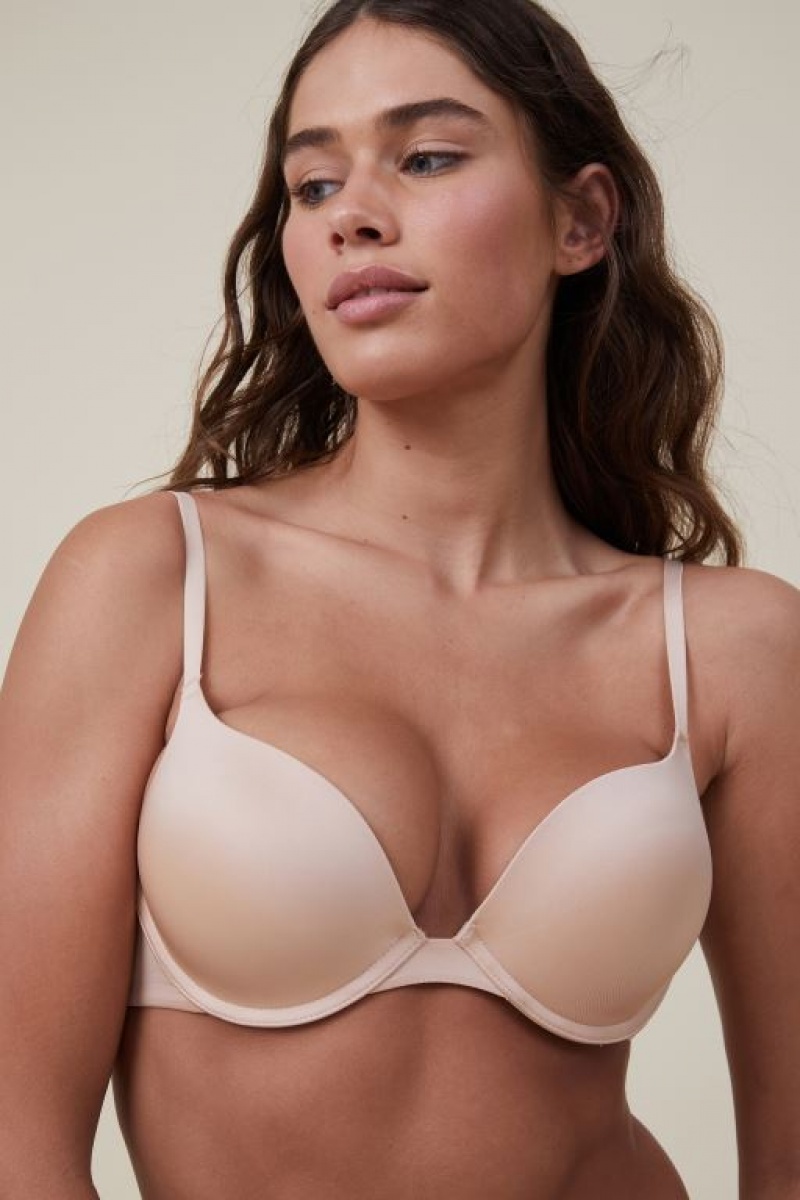 Sujetadores Cotton On Ultimate Comodidad Push Up2 Mujer Frappe | BDLVajrRyev