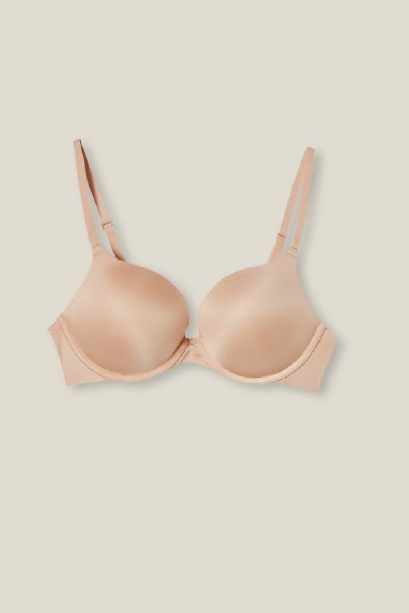 Sujetadores Cotton On Ultimate Comodidad Push Up2 Mujer Frappe | BDLVajrRyev