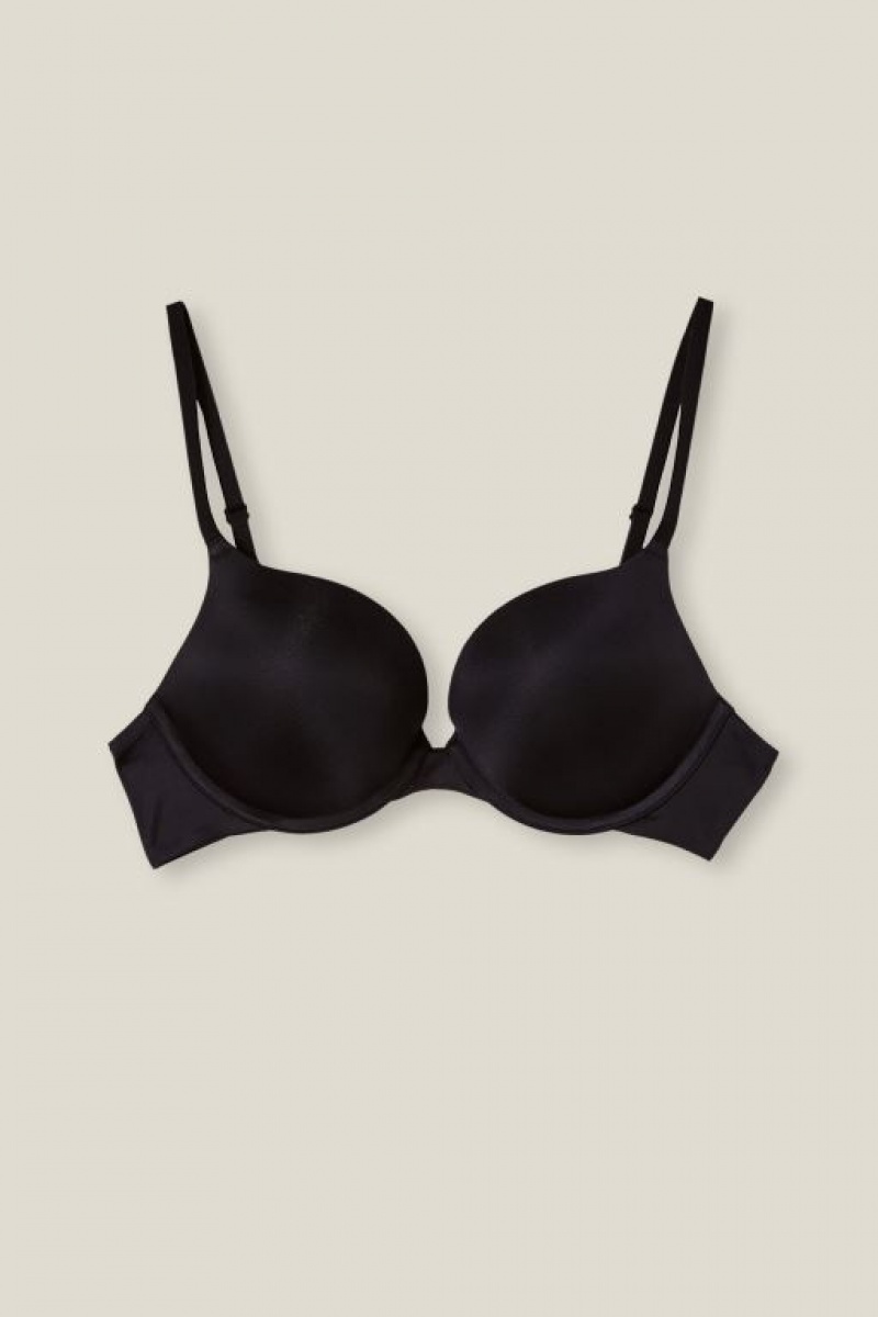 Sujetadores Cotton On Ultimate Comodidad Push Up2 Mujer Negras | 94OKNrLez3Z