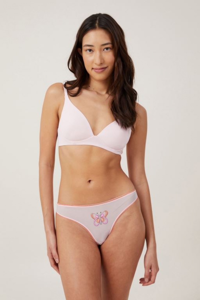 Tanga Cotton On Butterfly Mesh Brief Mujer Rosas | kabSddP0YNk