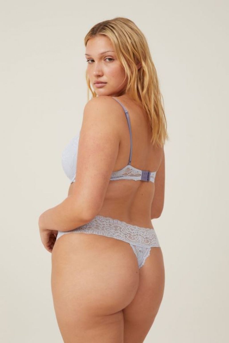 Tanga Cotton On Everyday Encaje Brief Mujer Arctic | tnhmNVCprAO