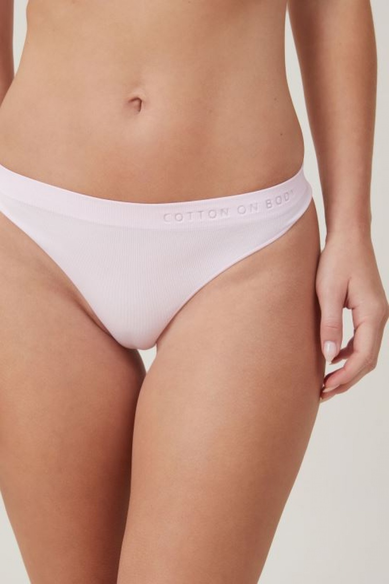 Tanga Cotton On Seamless High Cut Brief Mujer Rosas | mWMCdtnFOki