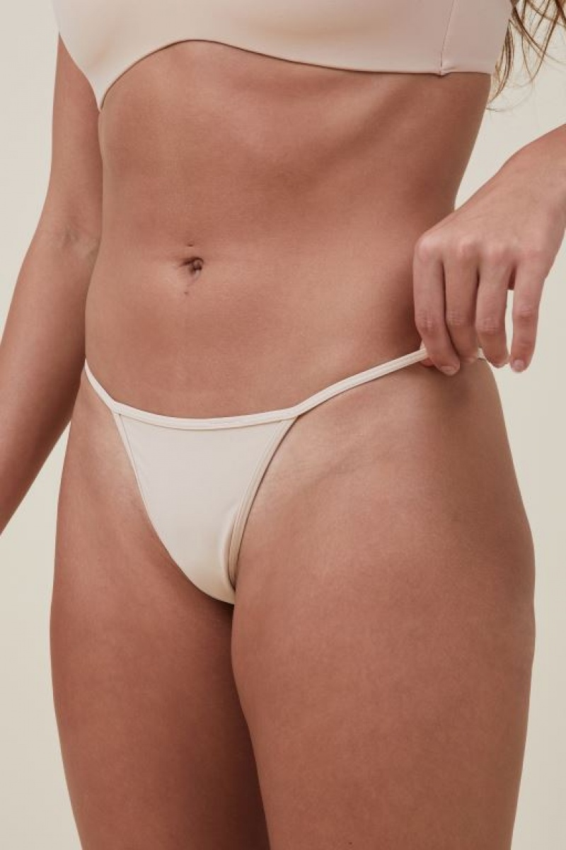 Tanga Cotton On Tiny Invisible Tanga Mujer Frappe | Xts1gst4wef