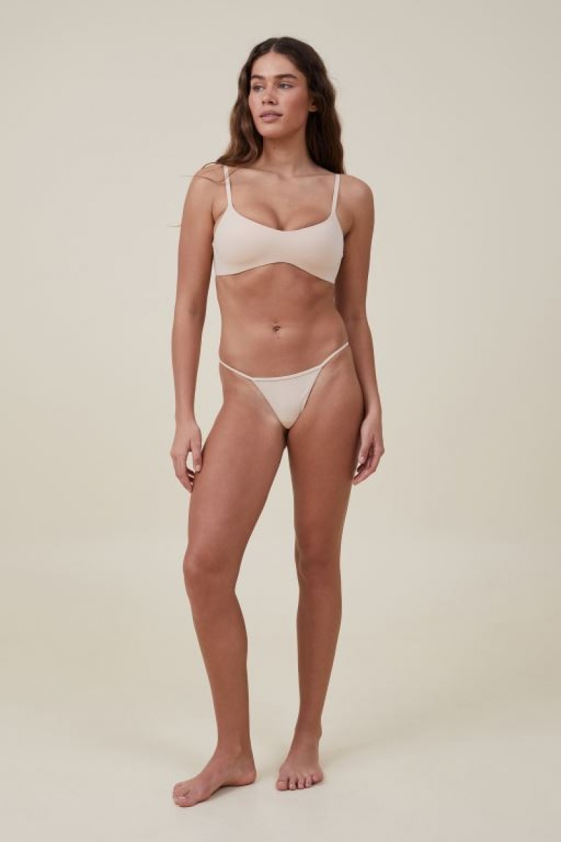 Tanga Cotton On Tiny Invisible Tanga Mujer Frappe | Xts1gst4wef