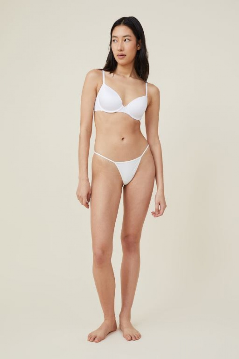 Tanga Cotton On Tiny Invisible Tanga Mujer Creme | 4JjIXbTZdWX