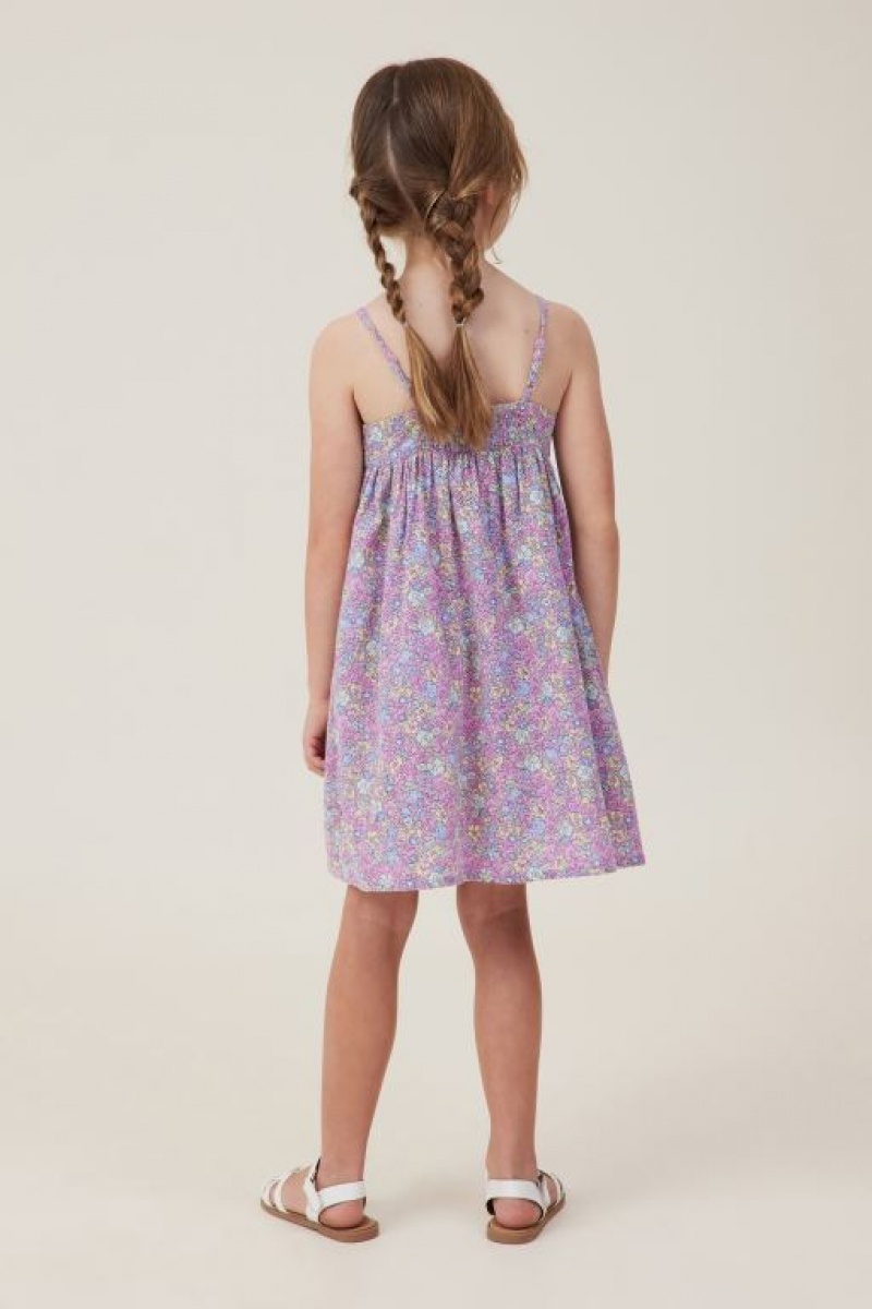 Vestido Cotton On Eloise Sin Manga Niña Moradas | DsXkCMVxafn