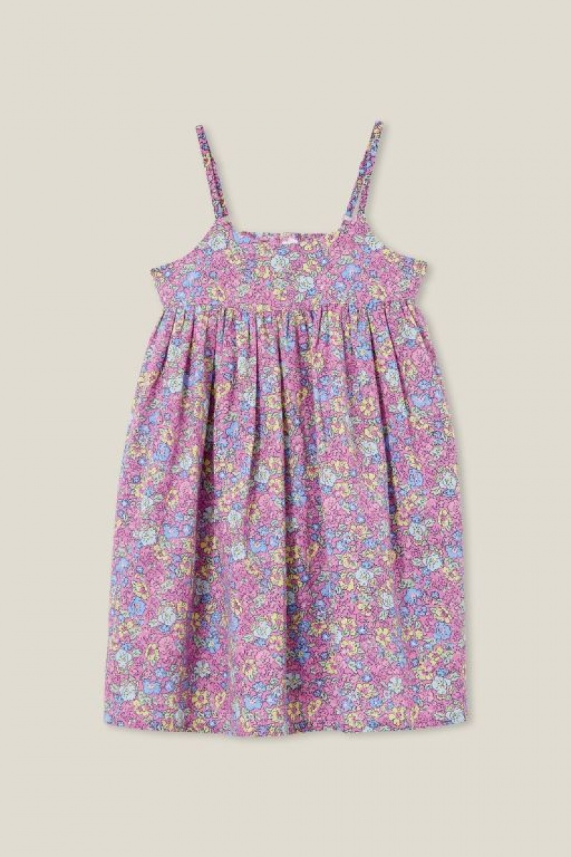 Vestido Cotton On Eloise Sin Manga Niña Moradas | DsXkCMVxafn