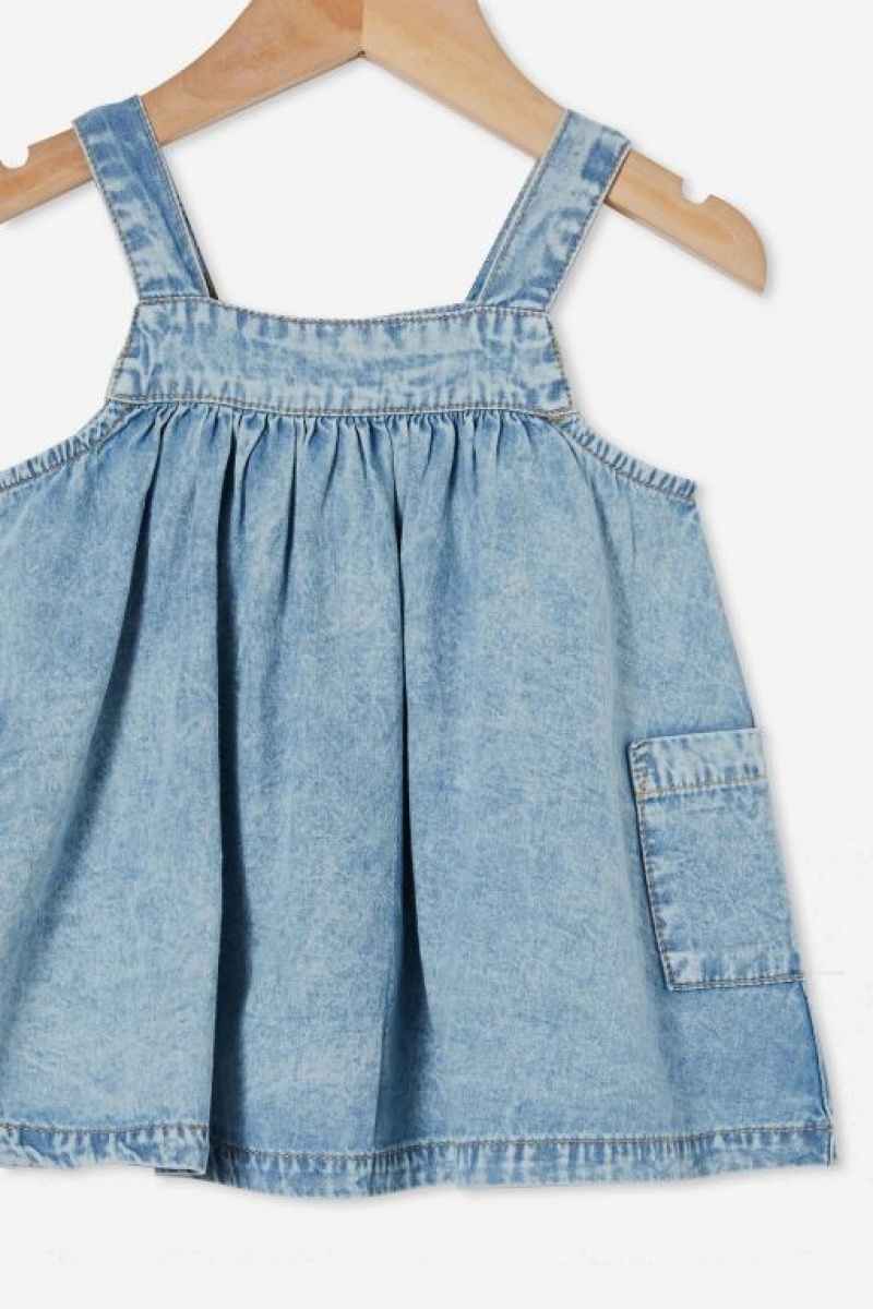 Vestido Cotton On Penny Pinafore Bebe Azules Claro | fjhqTEmaXI8