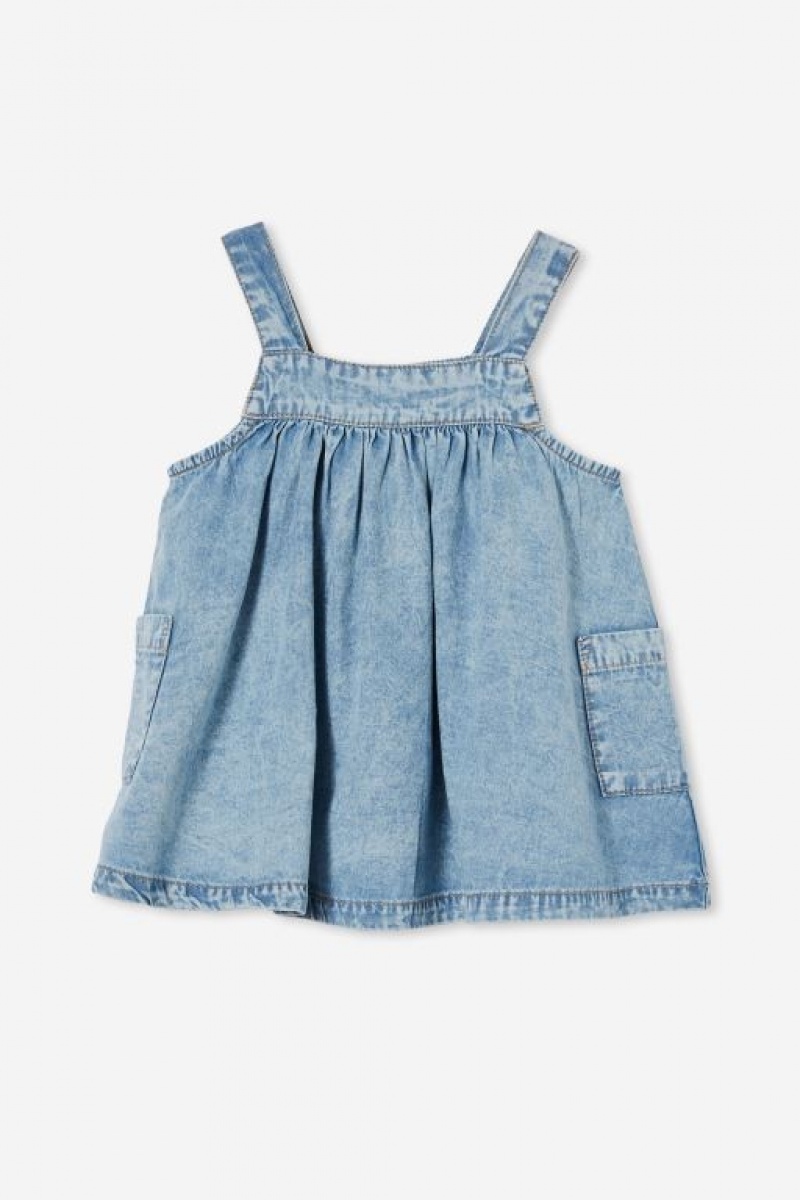 Vestido Cotton On Penny Pinafore Bebe Azules Claro | fjhqTEmaXI8