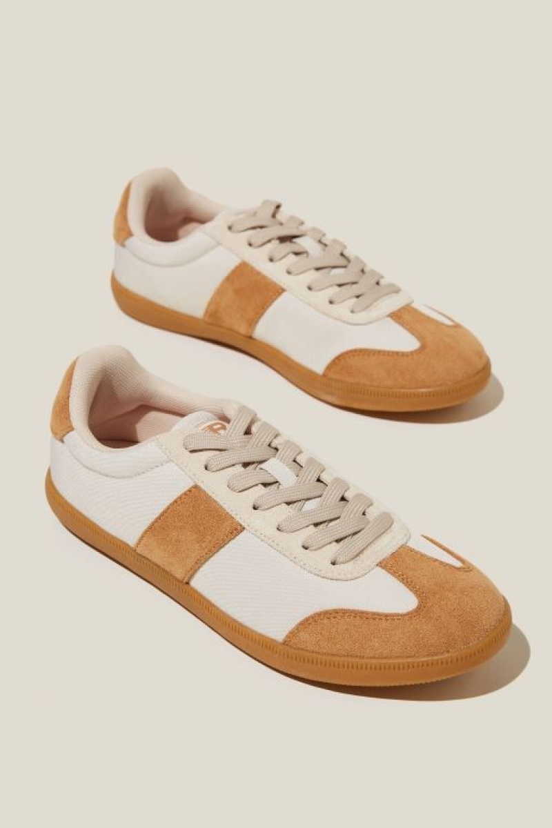 Zapatillas Cotton On Bella Sleek Retro Mujer Marrones | s47JF4CxTcB