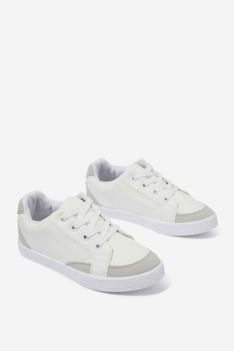 Zapatillas Cotton On Teddy Classic Niña Blancas Gris | lbwo4ZfqMbi